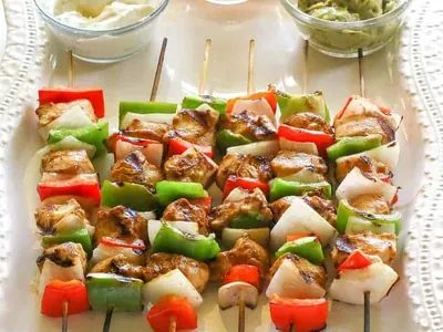 Chicken Fajita Skewers