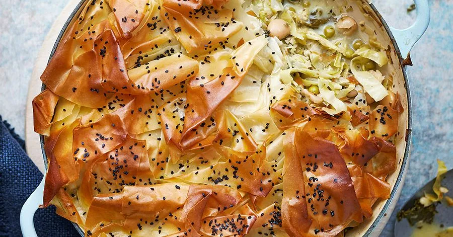 Creamy Greens Pot Pie