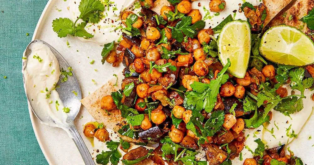 Chipotle Chickpeas with Pitta