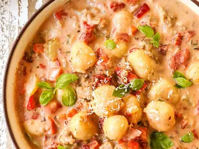Italian Sausage Gnocchi Soup
