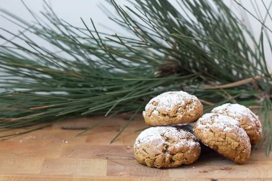 Spiced Gingerbread Granola Cookies
