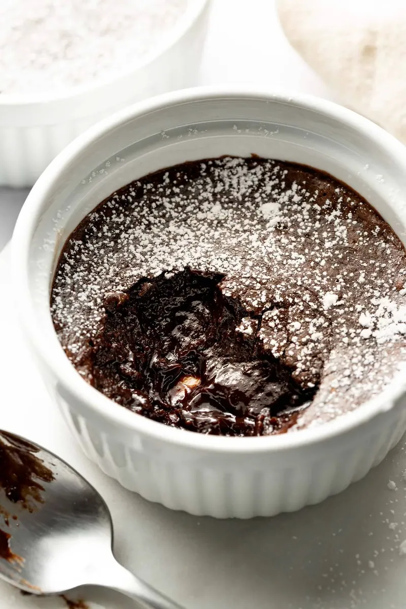 Brownie Pudding for Two