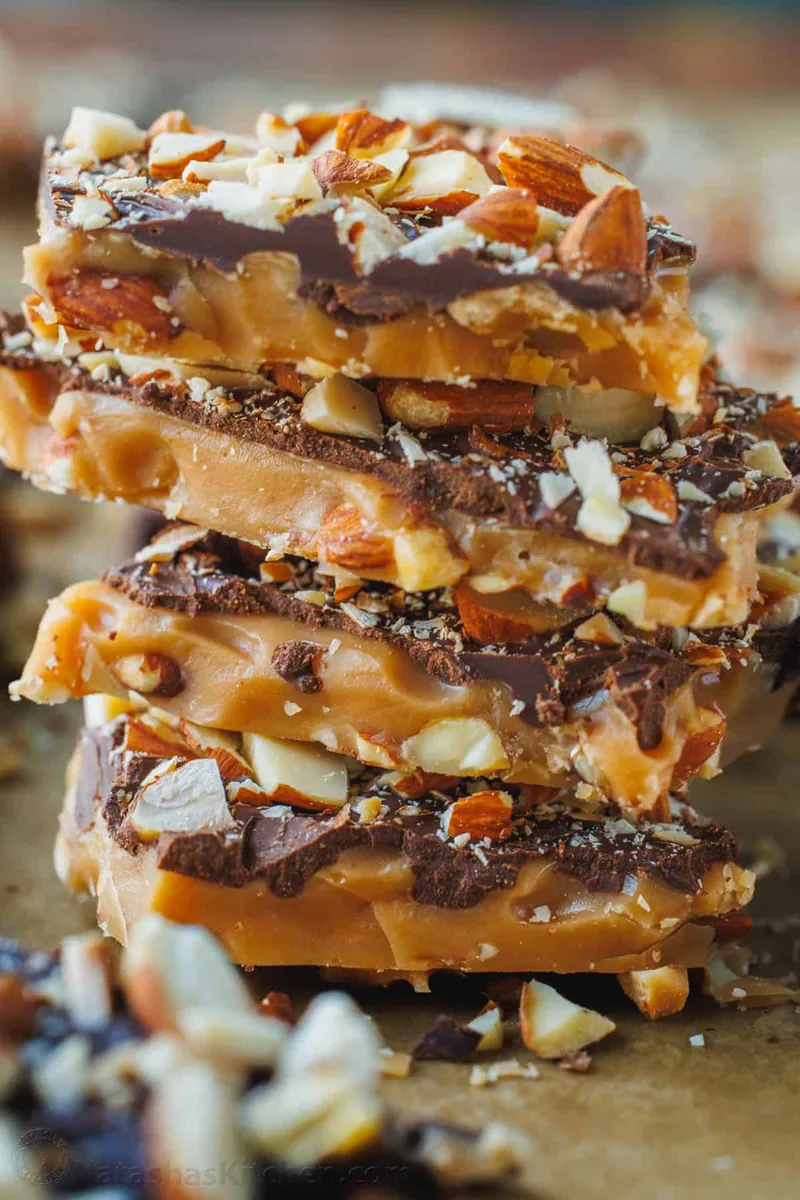 Almond Chocolate Toffee