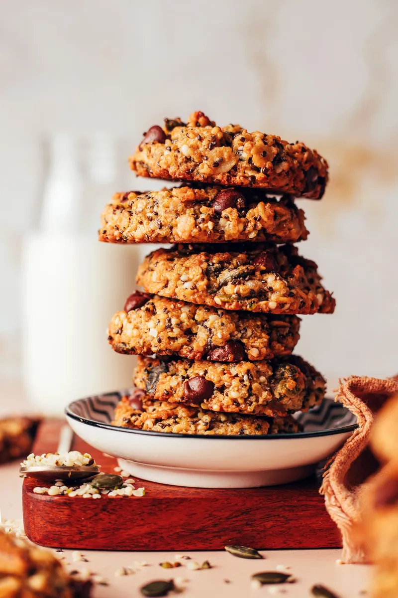 Seedy Quinoa Breakfast Cookies