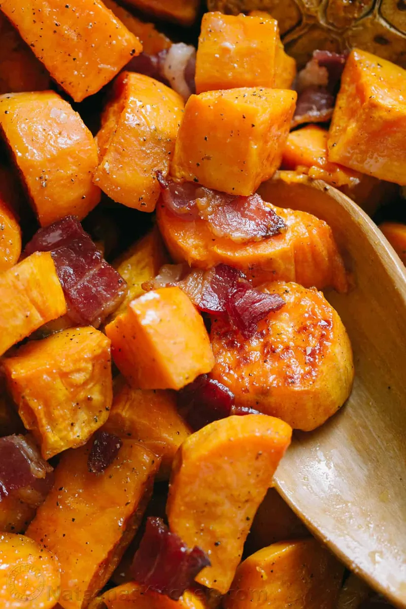 Maple Roasted Sweet Potatoes