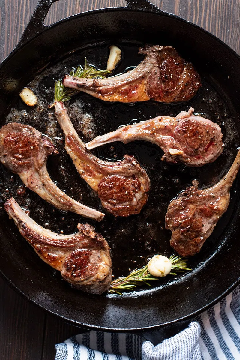 Garlic Rosemary Lamb Chops