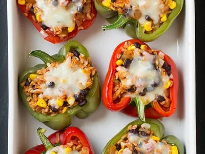 Chicken Fajita Stuffed Peppers
