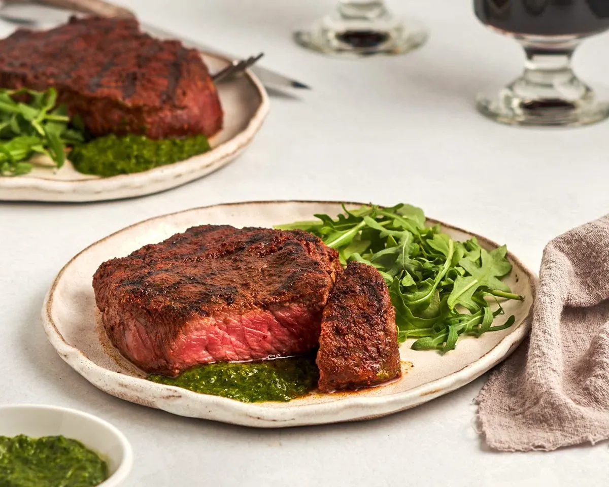 Grilled Beef Tenderloin with Chimichurri
