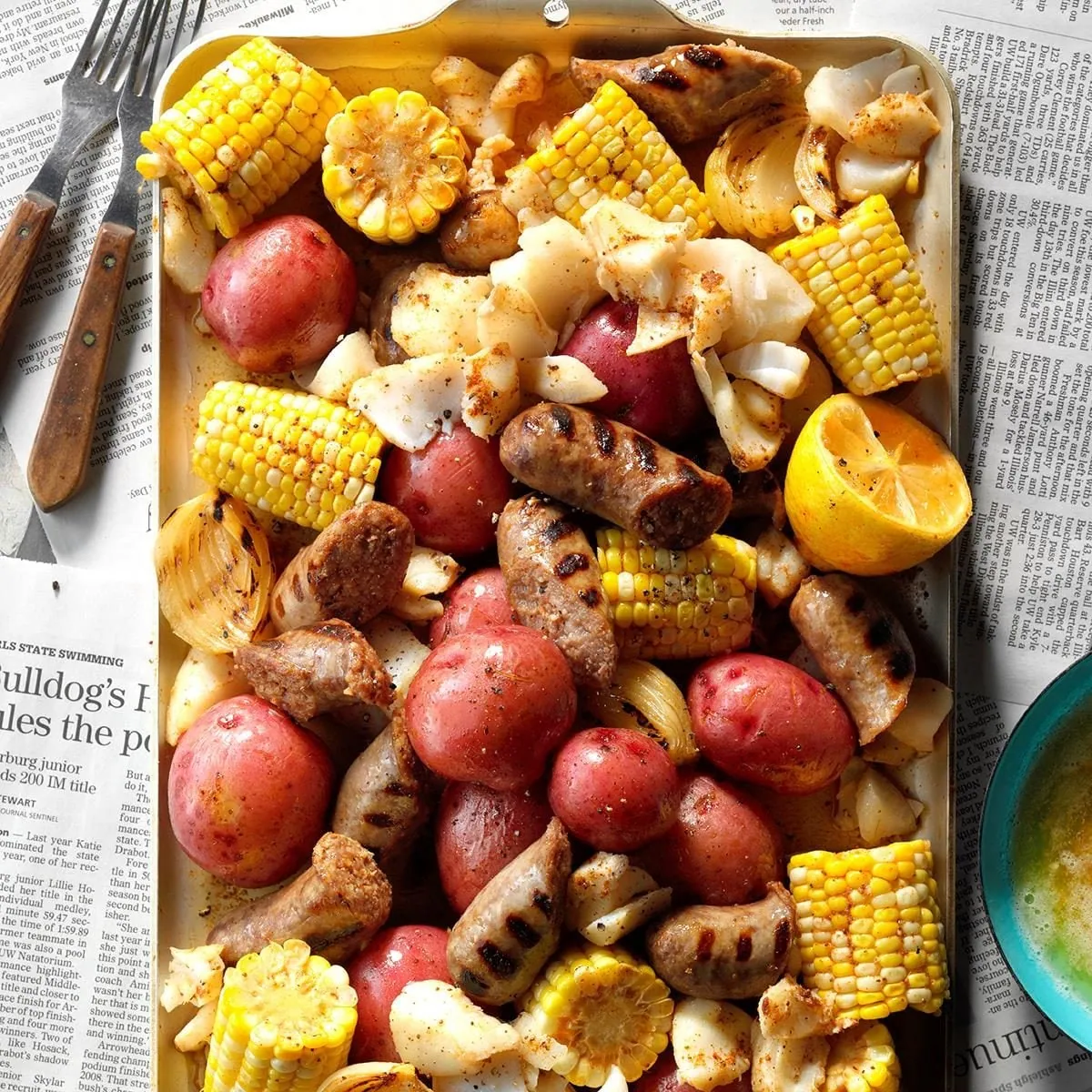 Bratwurst Cod Boil