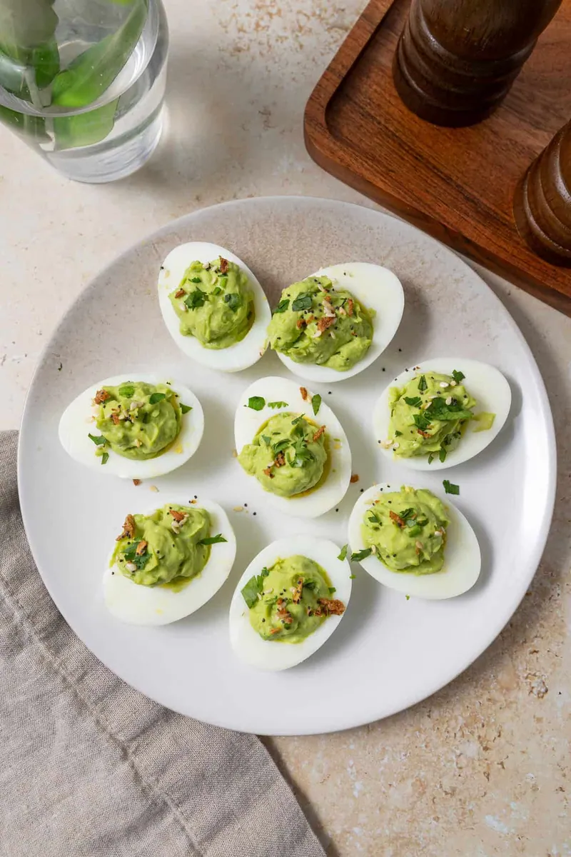 Avocado Deviled Eggs