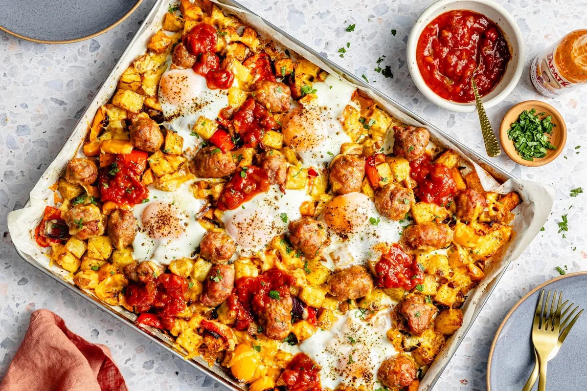 Chicken Sausage Breakfast Hash