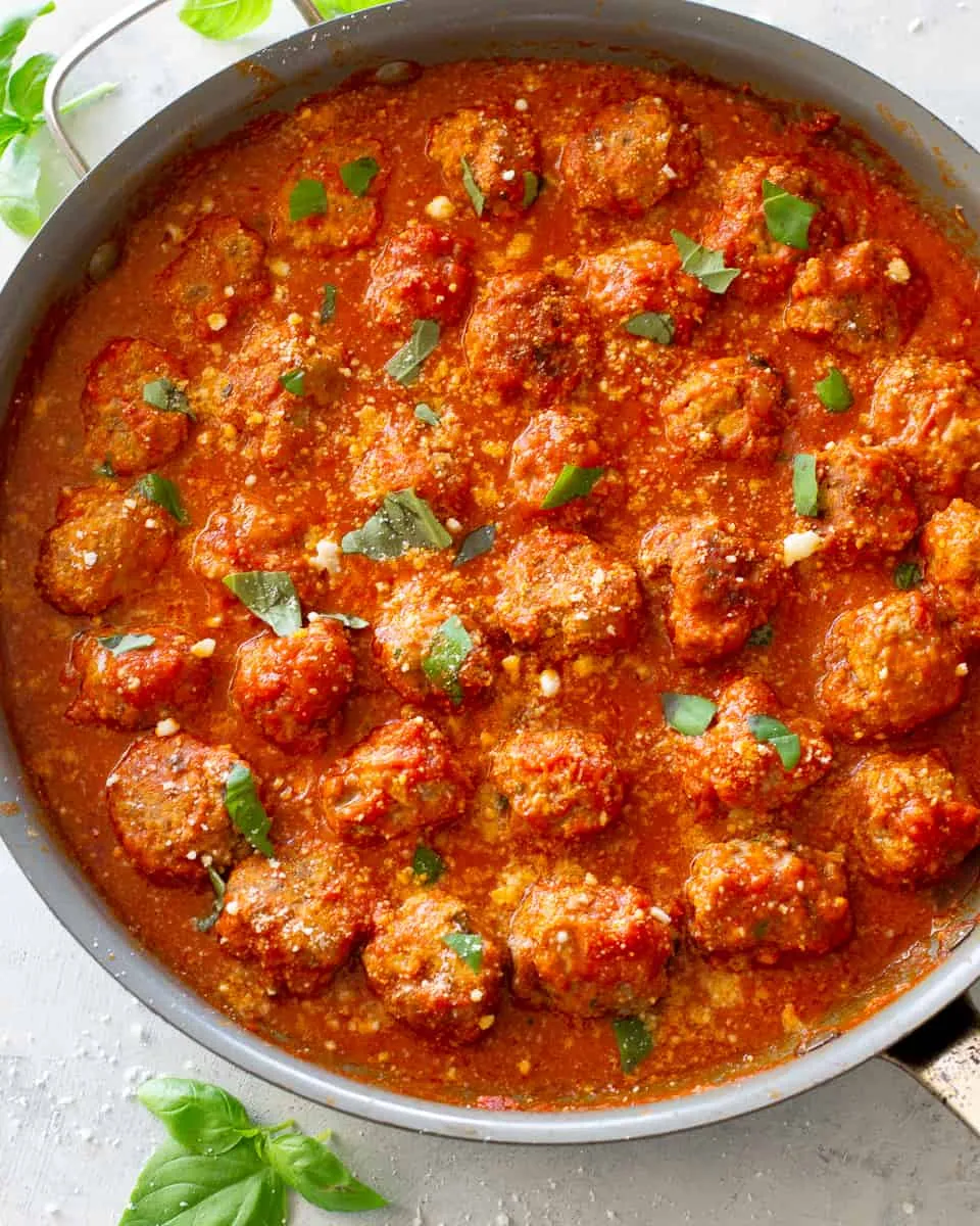 Baked Beef Meatballs