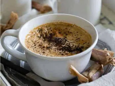 Coconut Caramel Coffee Pudding