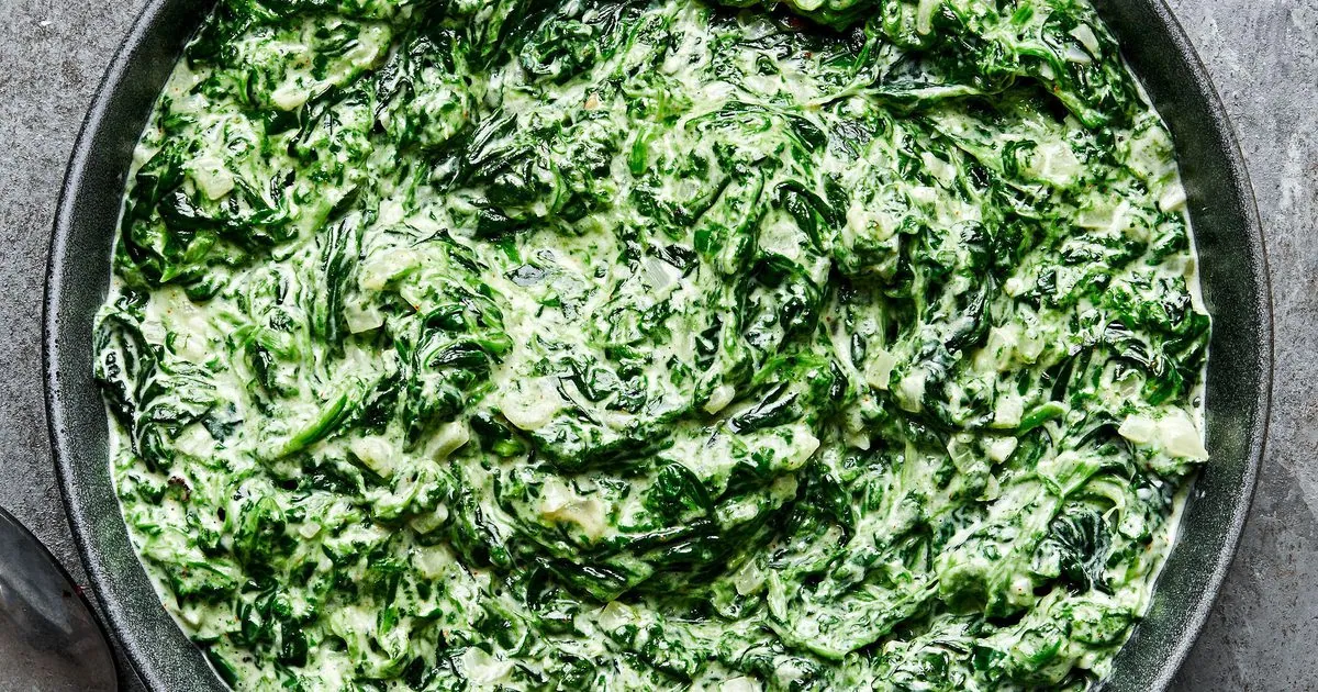 Creamed Spinach (8 servings)