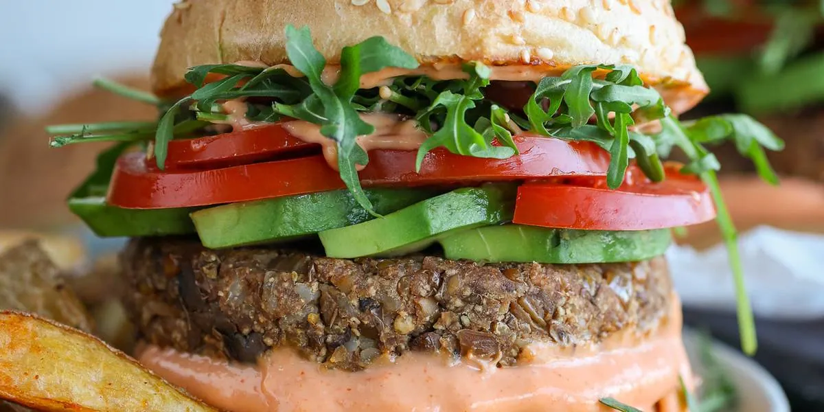 Mushroom Rice Burgers
