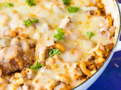 Sloppy Joe Mac and Cheese
