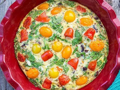 Mediterranean Vegetable Frittata