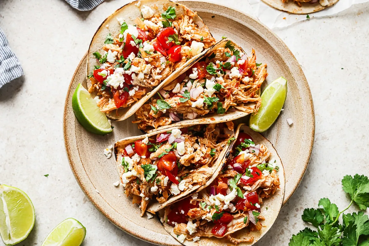 Shredded Chicken Tacos