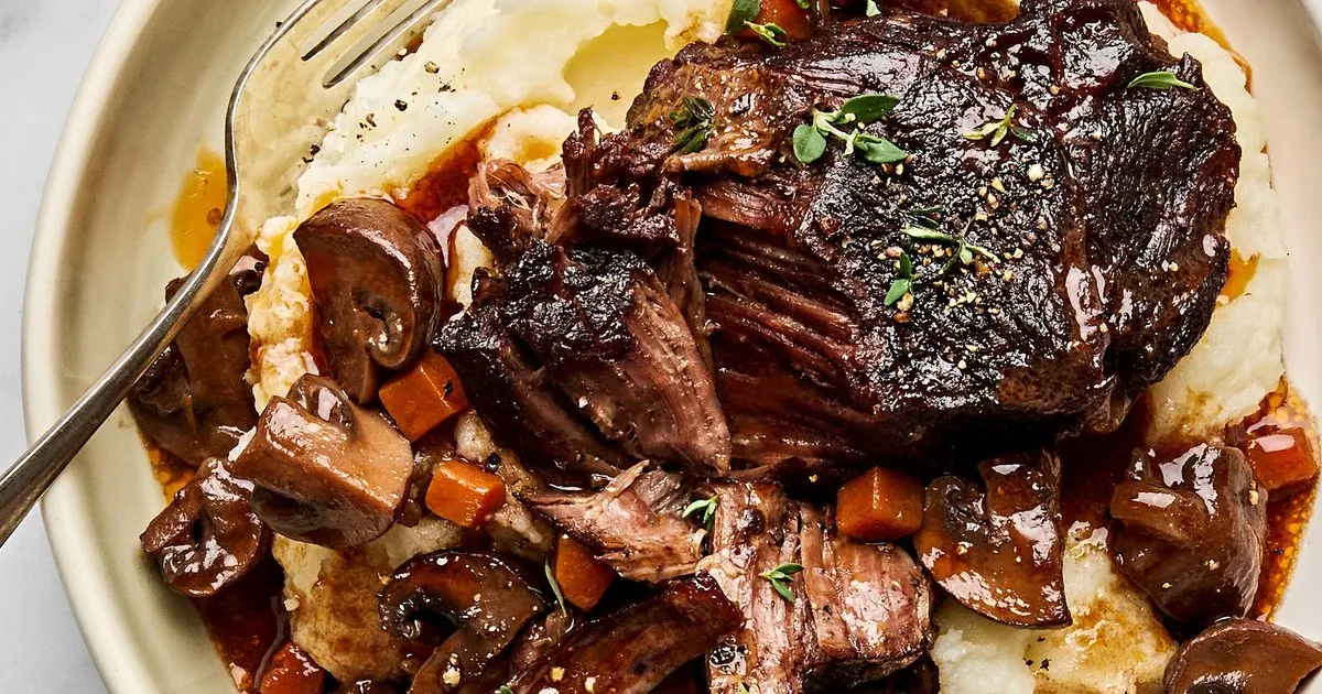Braised Beef with Mushrooms