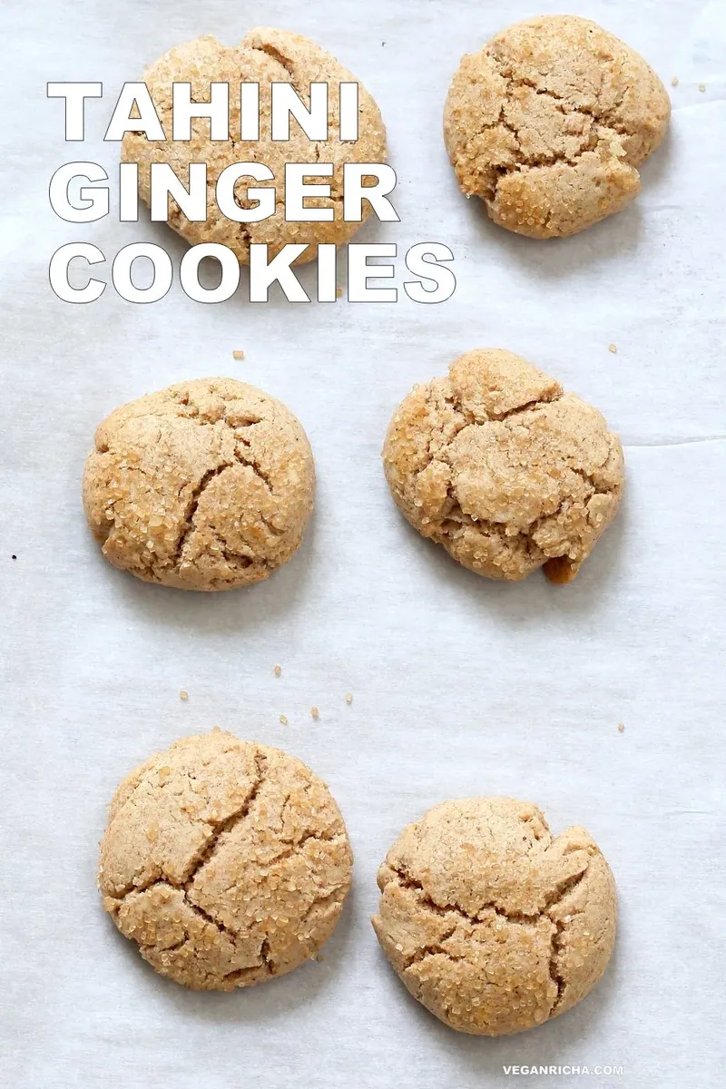 Ginger Tahini Cookies