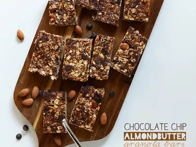 Chocolate Chip Almond Butter Bars