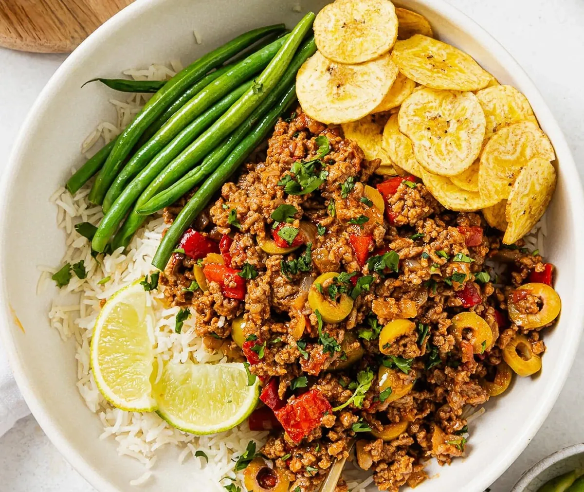 Beef Picadillo with ground beef