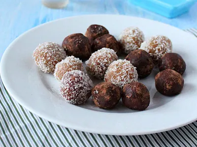 Coconut Almond Rum Balls
