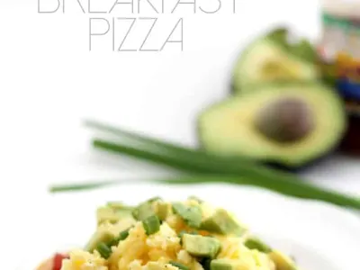 Chickpea Flour Breakfast Pizza