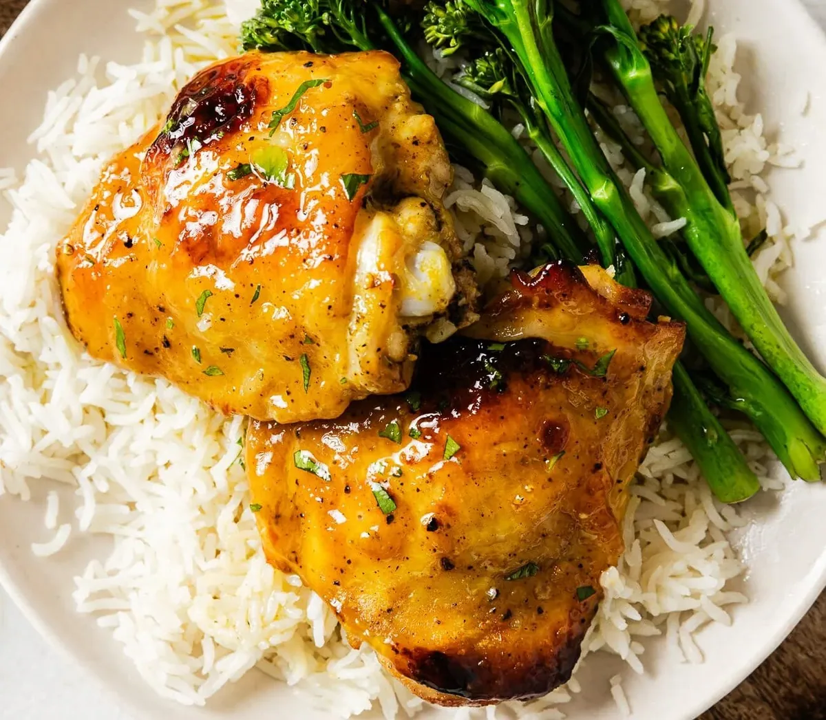Honey Dijon Chicken Thighs