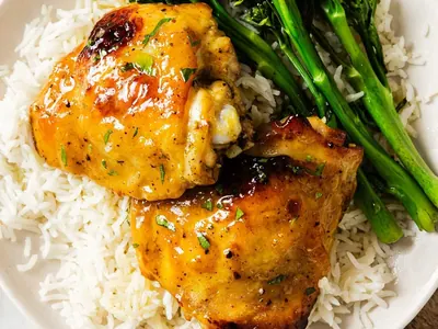 Honey Dijon Chicken Thighs