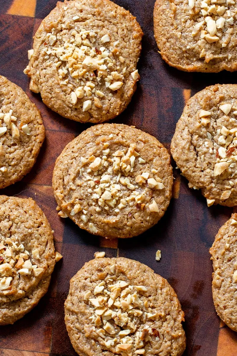 Flourless Peanut Butter Cookies with nuts and seeds