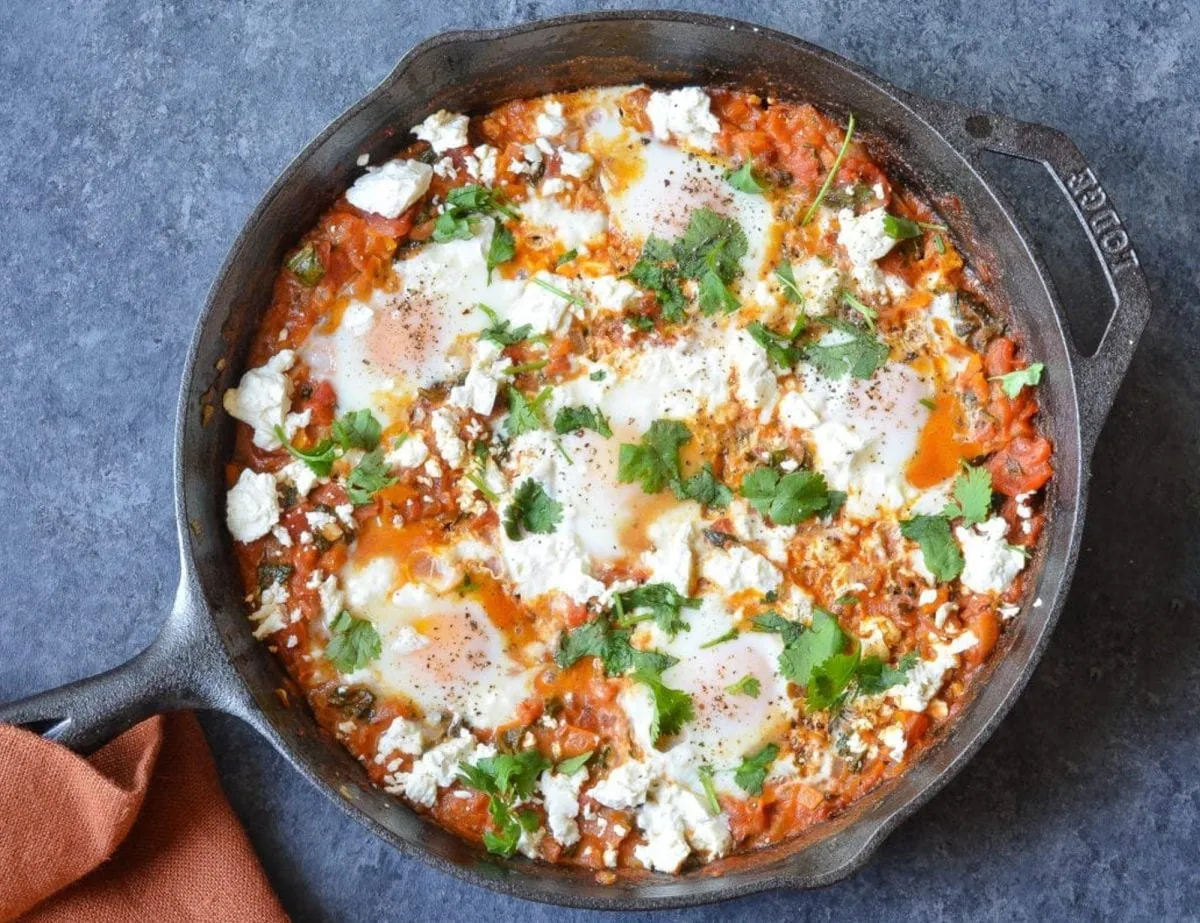 Creamy Greens Shakshuka