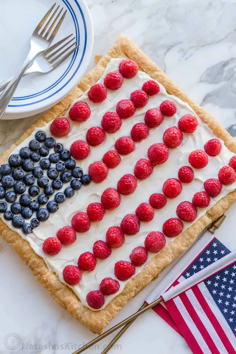 Berry Puff Pastry Tart