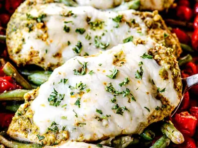 Baked Pesto Chicken