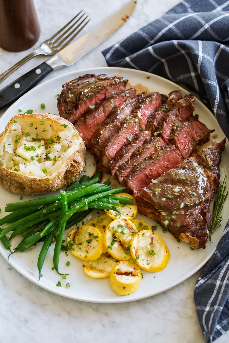 Grilled Ribeye Steaks