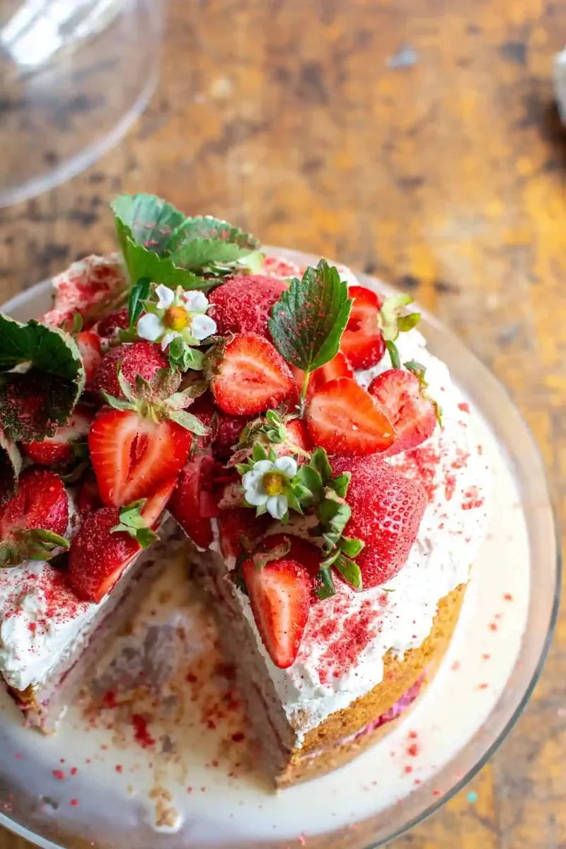 Strawberry Tres Leches Cake