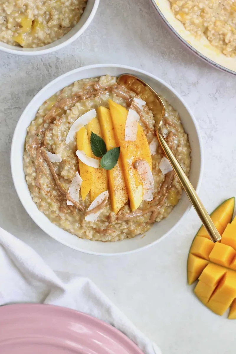 Mango Steel Cut Oatmeal