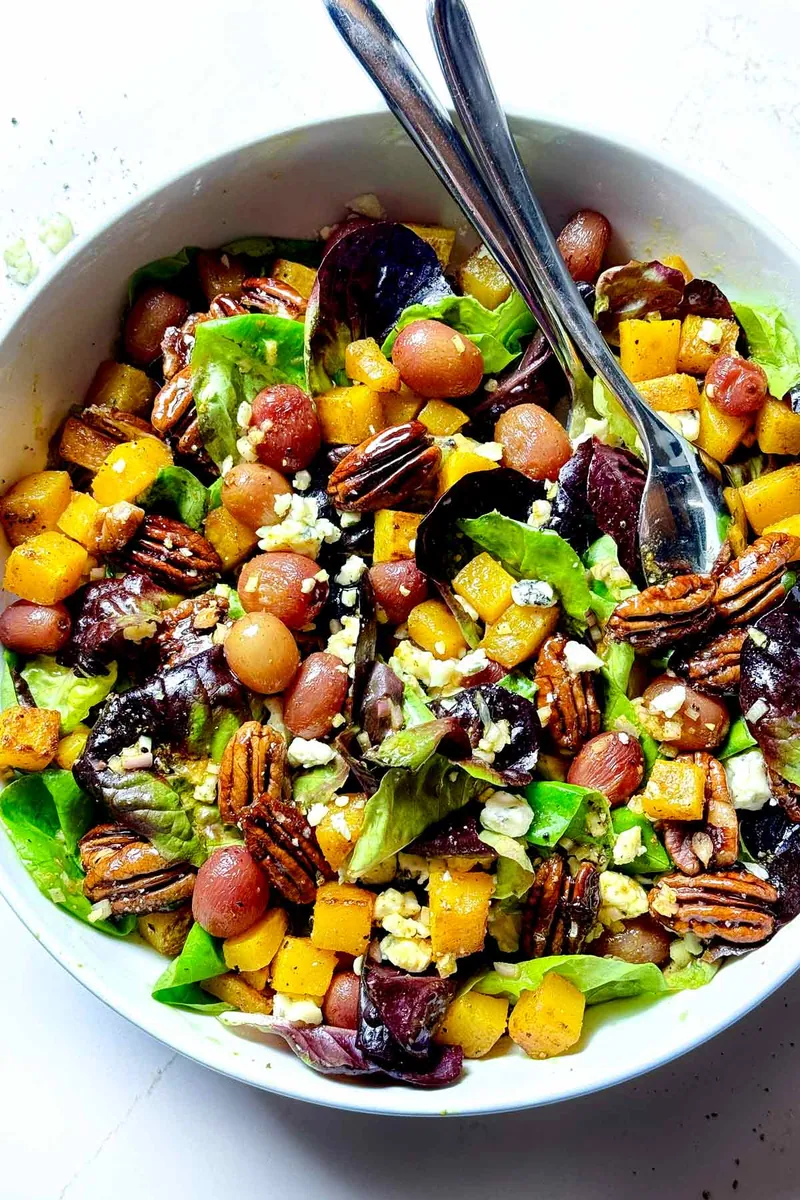 Curried Squash and Grape Salad