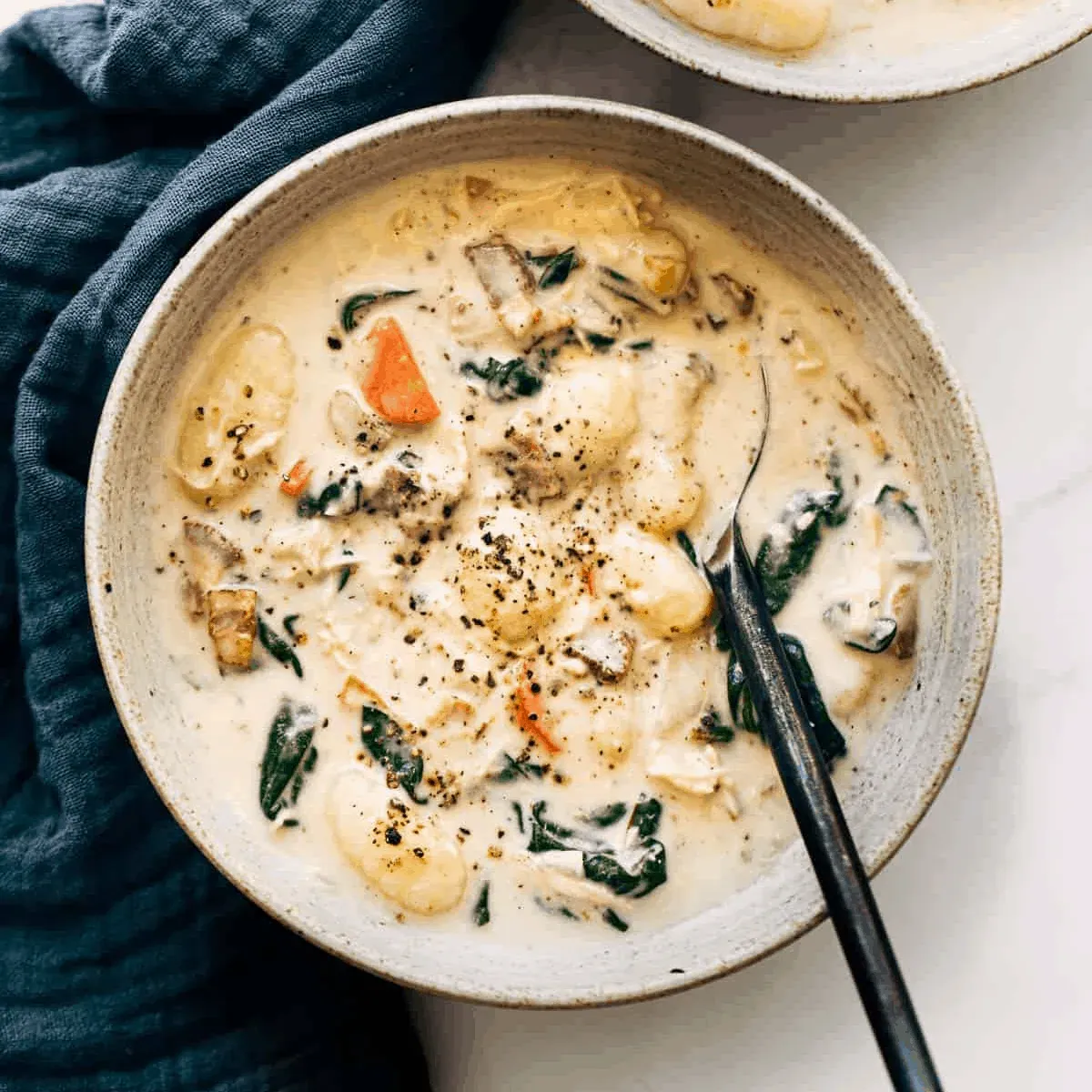 Slow Cooker Chicken Gnocchi Soup