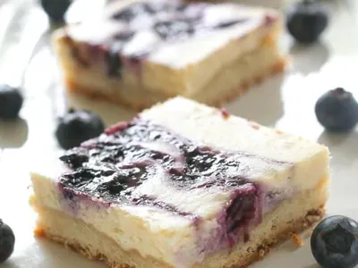 Blueberry Lemon Cheesecake Bars
