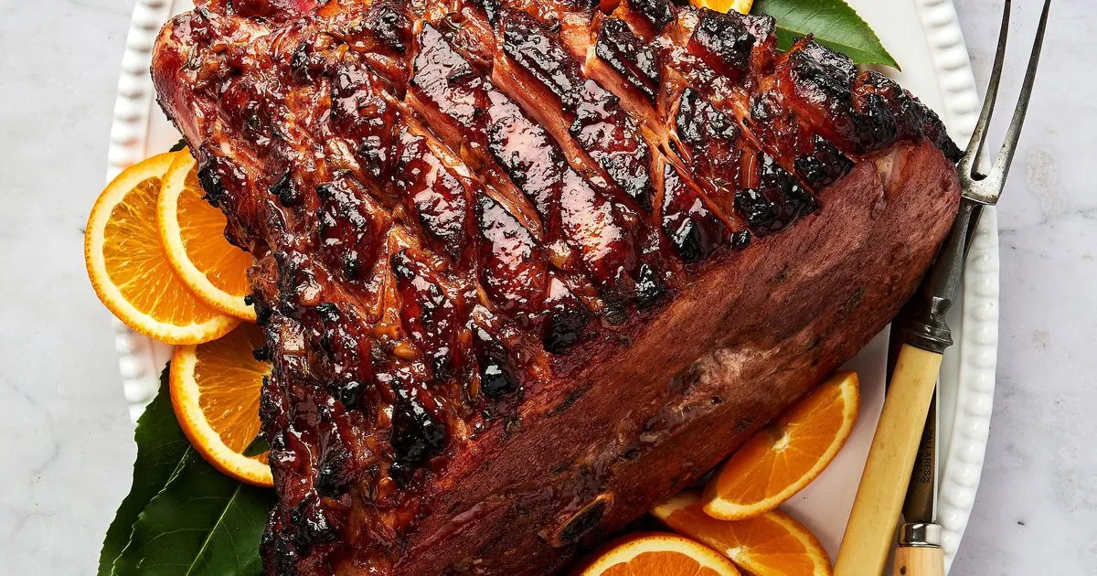 Roasted Garlic Honey Ham