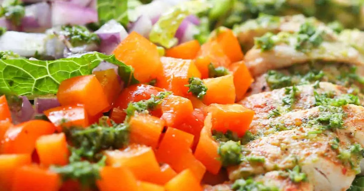 Chimichurri Chicken Chopped Salad