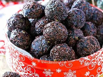 Rum Balls with nuts and seeds