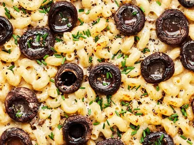 Mushroom Mac and Cheese