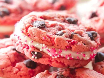 Strawberry Chocolate Chip Cookies