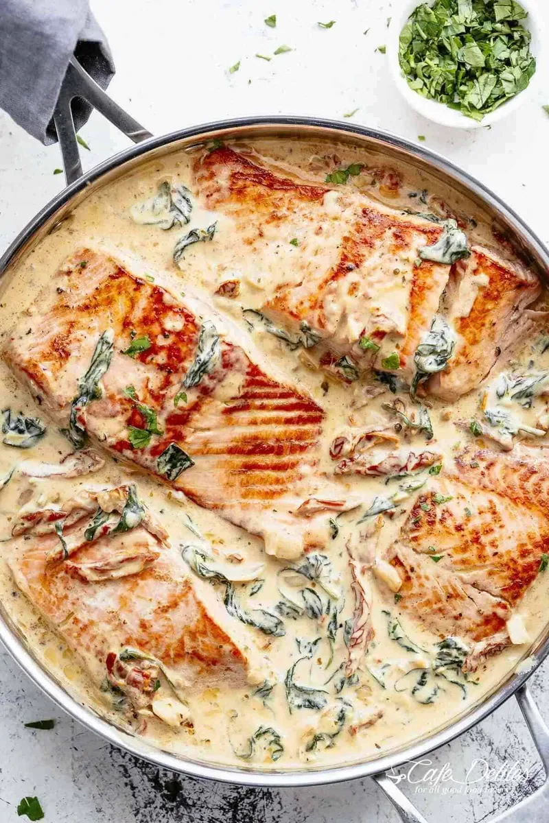 Creamy Tuscan Garlic Salmon