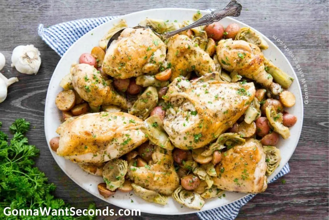 Chicken Vesuvio