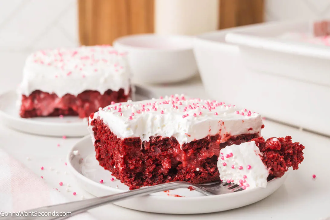 Red Velvet Poke Cake