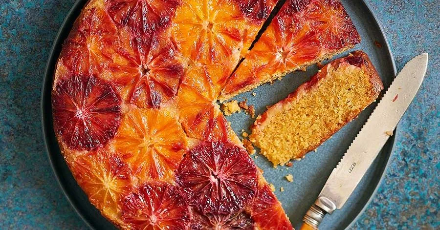 Blood Orange Upside-Down Cake