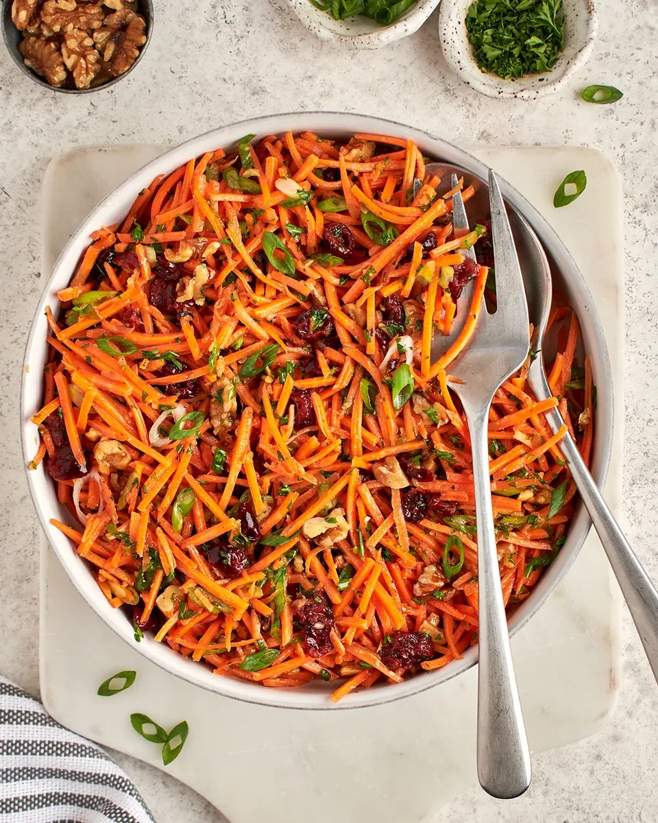 Carrot Slaw with Cranberries